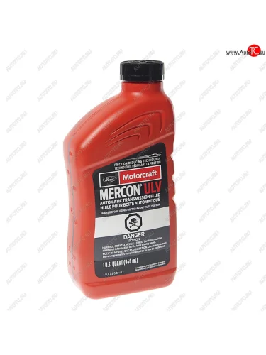 Масло трансмиссионное ATF для АКПП MERCON ULV AT FORD 0.946л MOTORCRAFT MOTORCRAFT xt12qulv