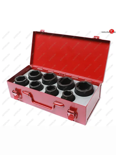 Набор головок торцевых 34 6-ти гранных 21-38мм ударных 8 предметов в кейсе JTC JTC TOOLS CO., LTD jtc-j608m