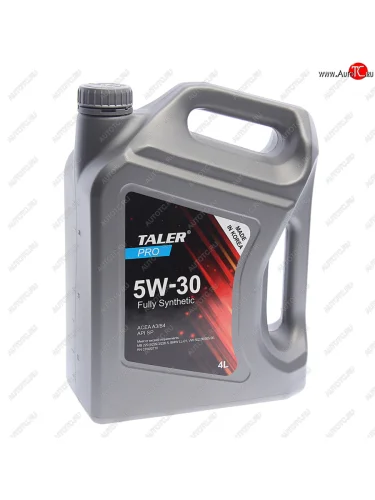 Масло моторное PRO A3B4 5W30 синт.4л TALER TALER 700420