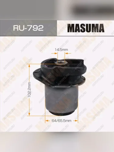 Сайлентблок TOYOTA Alphard балки задней MASUMA MASUMA ru792