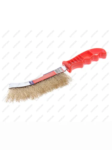 Щетка металлическая ручная железный корпус, пластиковый ручка РОКОТ РОКОТ 656-616