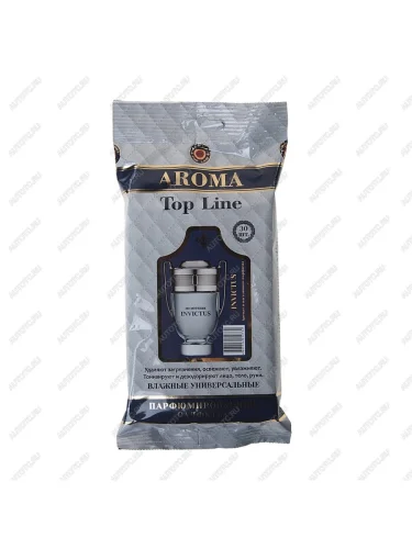 Салфетка влажная универсальная 20x15см в мягкой упаковке 30шт. парфюмированная TOP LINE TOP LINE №47 paco rabanne invictus