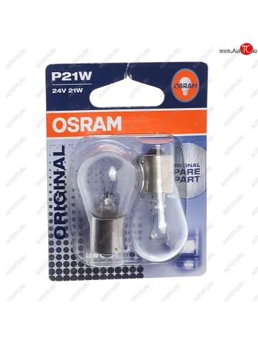 Лампа 24V P21W BA15s блистер (2шт.) OSRAM OSRAM 7511-02b