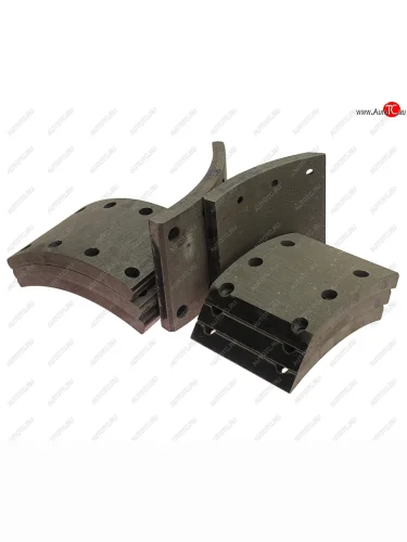 Накладка тормозной колодки КАМАЗ-53215,65115 (13-) сверленая расточен. безасбест. комплект 8шт. ТИИР ТИИР 53205-3501105-51к