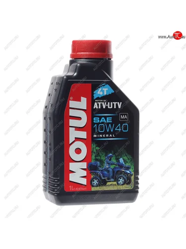 Масло моторное для 4-х тактных двигателей ATV-UTV 4T 10W40 1л MOTUL MOTUL 105878