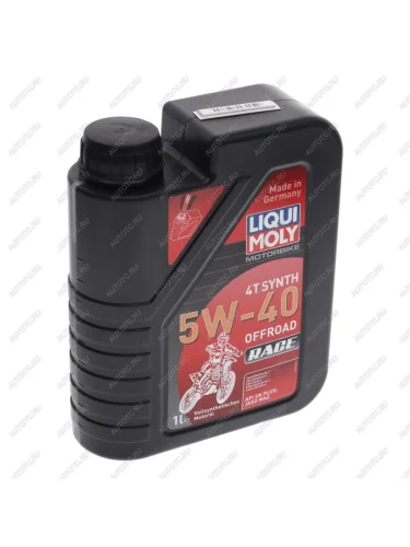 Масло моторное для 4-х тактных двигателей MOTORBIKE 4T OFFROAD RACE 5W40 синт.1л LIQUI MOLY LIQUI MOLY 3018