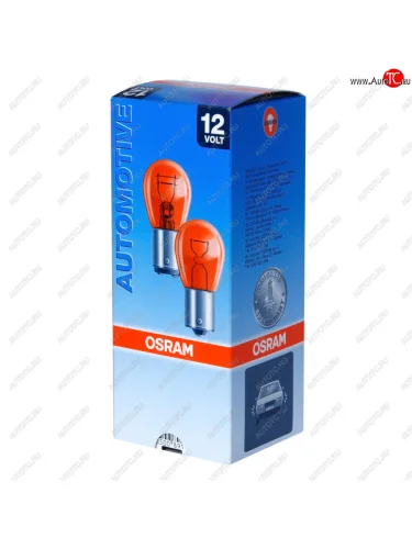 Лампа 12V PY21W BAU15s желтая OSRAM OSRAM 7507