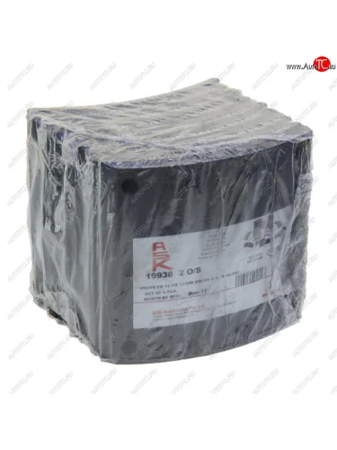 Накладка тормозной колодки VOLVO (410x175) 2-й рем. 112 отв. 6.35x15.9 - L10  93685 (8шт.) ASK ASK askbl111220