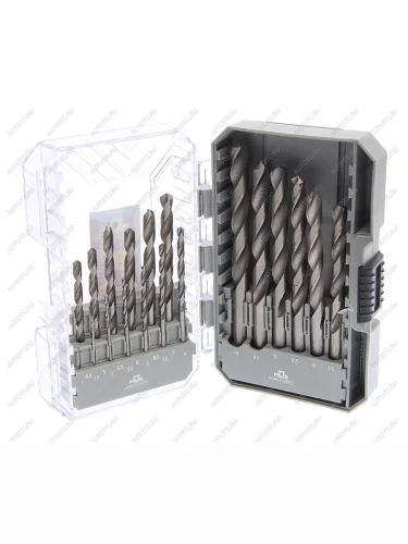 Набор сверл по металлу 1.0-10.0мм HSS (19шт.) MOS MOS 35603м