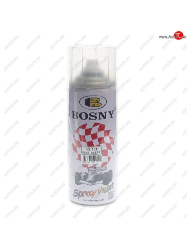 Лак матовый акриловый аэрозоль 400мл BOSNY BOSNY 191