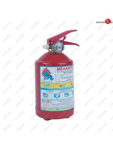Огнетушитель 1кг (закачной) порошковый с манометром ABCE МЕЛАНТИ МЕЛАНТИ оп-1(з)-abce