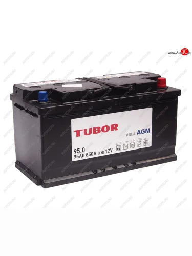 Аккумулятор TUBOR AGM 95Ач обратная полярность TUBOR 6ст95(0)