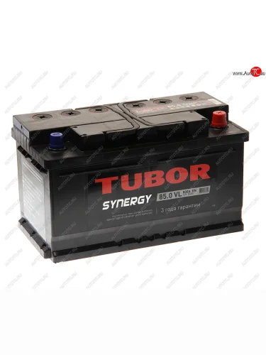 Аккумулятор TUBOR Synergy 85Ач обратная полярность,низкий TUBOR 6ст85(0)