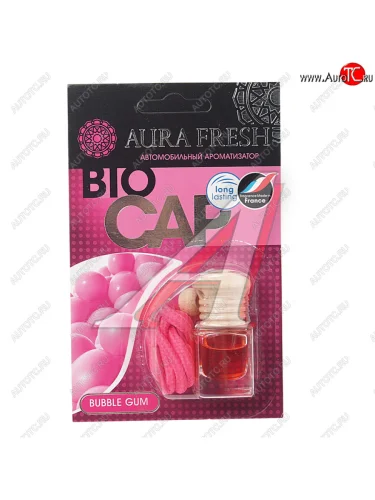 Ароматизатор подвесной жидкостный (bubble Gum) 6мл Bio Cap AURA FRESH AURA FRESH 23003