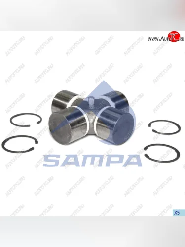 Крестовина КАМАЗ MAN IVECO VOLVO MERCEDES вала карданного большая в сборе (57х152мм) SAMPA SAMPA 201.028
