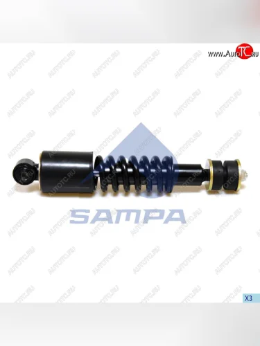 Амортизатор MAN F90,F2000 кабины передний с пружиной (255315 14x45 10x69 OI) SAMPA SAMPA 020.287-01