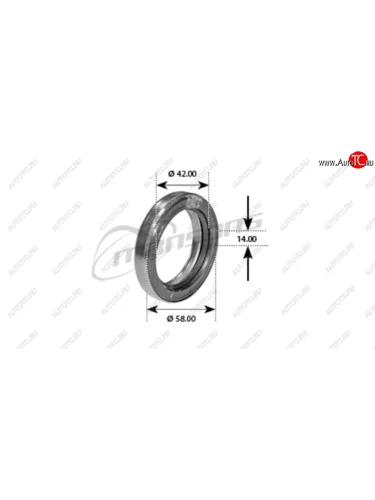 Сальник SCANIA P,G,R,T series вала тормозного MANSONS MANSONS 100.041