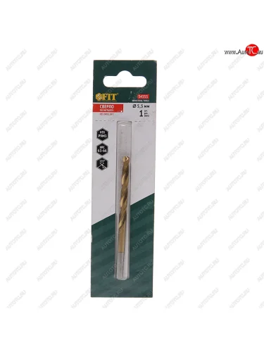 Сверло по металлу 5.5х93мм Titanium FIT FIT 34355