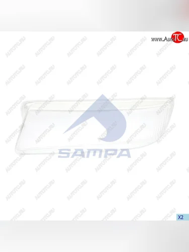 Стекло фары противотуманной MAN TGX (08-) левой SAMPA SAMPA 022.032