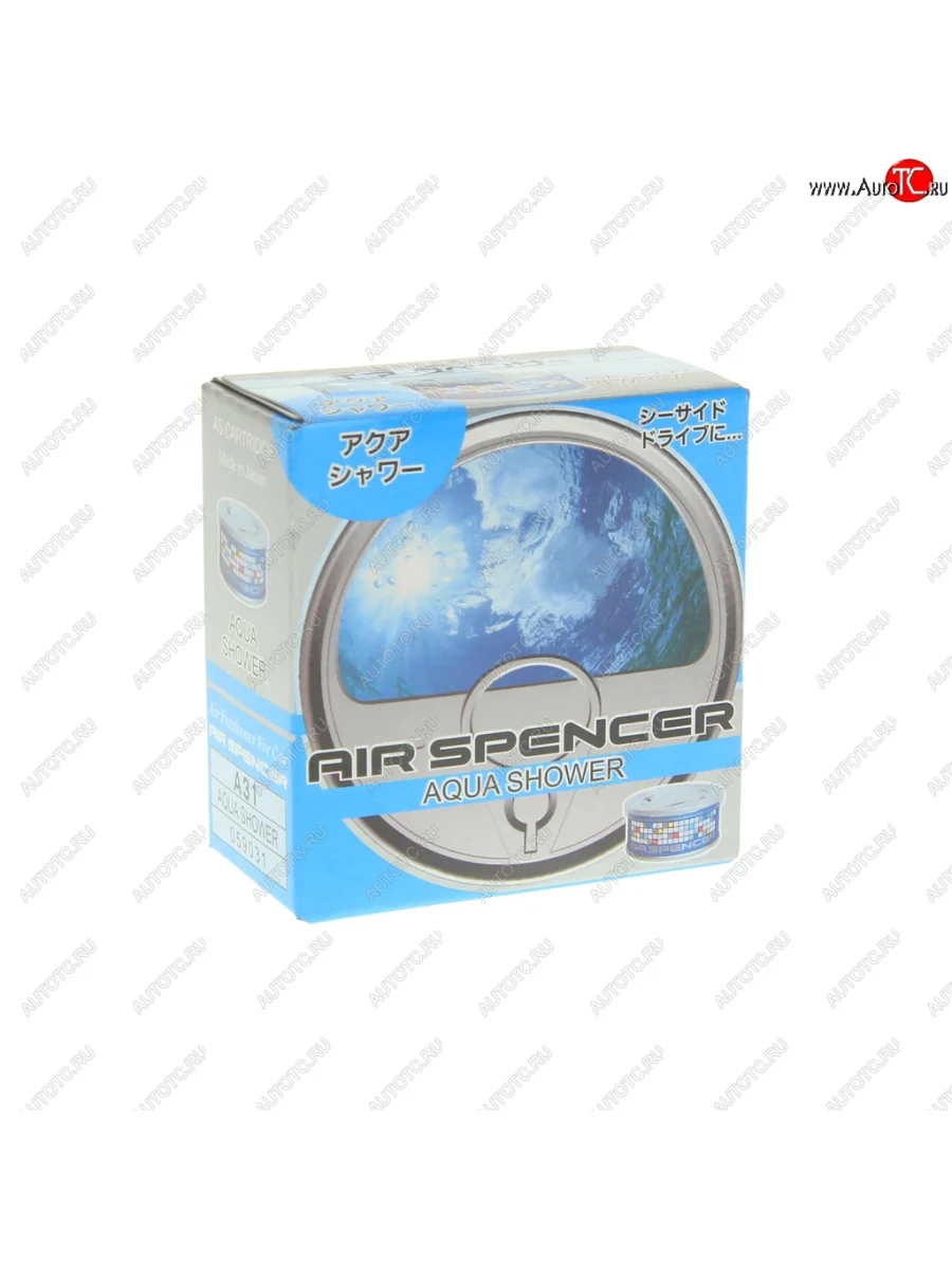 Ароматизатор на панель приборов меловой (аква) Air Spencer EIKOSHA EIKOSHA a-31  в Самаре Самарской области