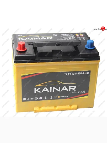 Аккумулятор KAINAR Asia 75Ач KAINAR 6ст75(1) 85d26r