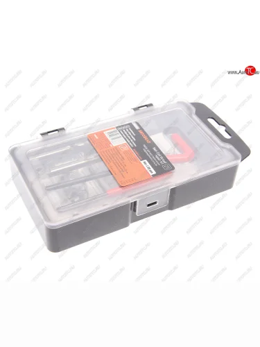 Набор инструментов и вставок для восстановления резьбы М6х1.0мм 25 предметов АВТОДЕЛО АВТОДЕЛО 40386