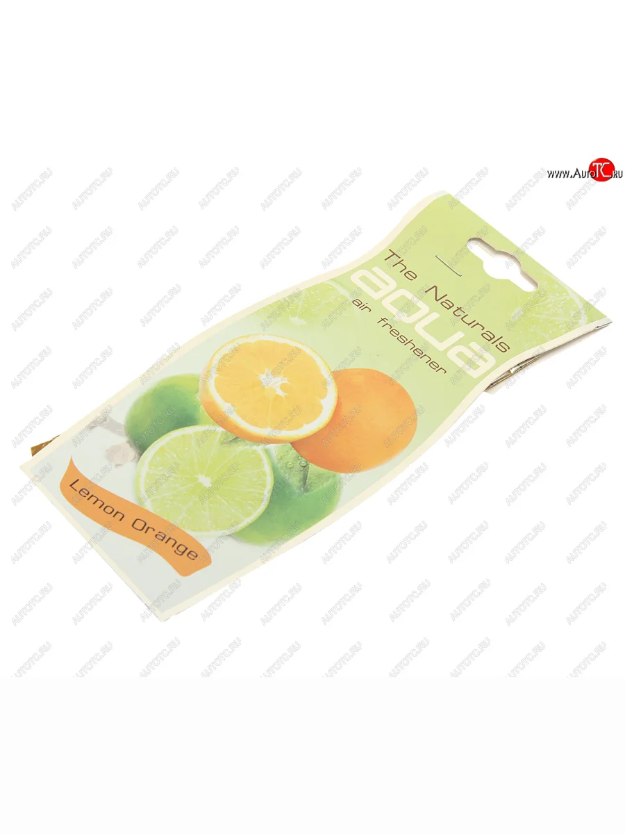 Ароматизатор подвесной пластина (lemon orange) Natural Flavor Drop AQUA AQUA 44056  в Самаре Самарской области