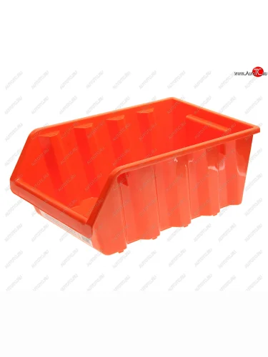 Лоток складской 375х225х160мм оранжевый STELS STELS 90802