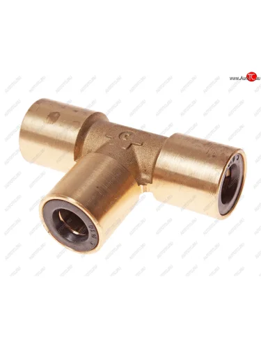 Соединитель трубки ПВХ,полиамид d=10мм тройник латунь CAMOZZI CAMOZZI put10