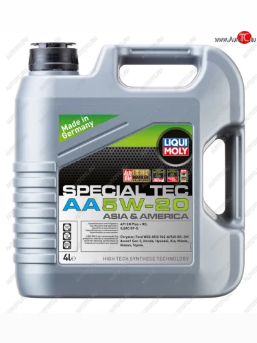 Масло моторное SPECIAL TEC AA 5W20 HC-синт.4л LIQUI MOLY LIQUI MOLY 7658