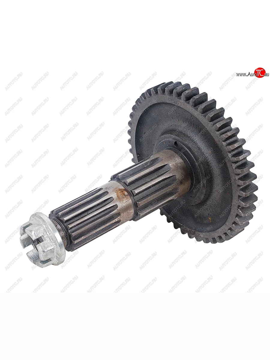 Вал КПП МТЗ вторичный с гайкой РЗТЗ РЗТ 50-1701256  в Самаре Самарской области