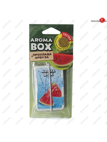 Ароматизатор подвесной картон высококапиллярный (арбуз) Aroma Box FOUETTE FOUETTE b-10