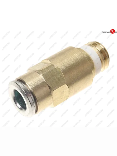 Соединитель трубки ПВХ,полиамид d=6мм (наружная резьба) М10х1.5 прямой латунь CAMOZZI CAMOZZI 8.8976