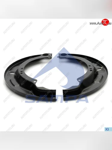 Щиток MAN TGA барабана тормозного (комплект на колесо) SAMPA SAMPA 020.195