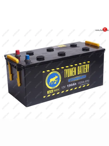 Аккумулятор TYUMEN BATTERY STANDART 190Ач обратная полярность TYMEN BATTERY 6ст190(3)