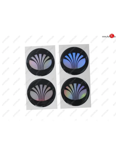 Эмблема диска колесного DAEWOO (6см) комплект 4шт.  02154