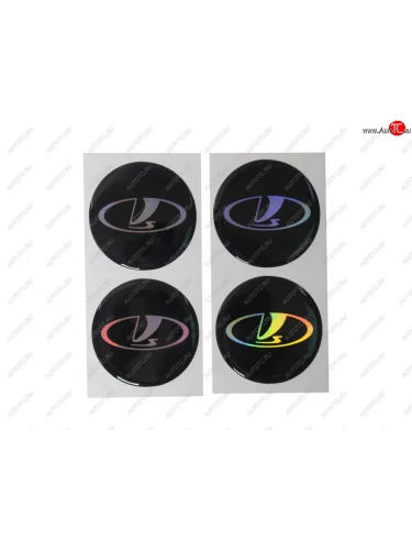 Эмблема диска колесного LADA (6см) комплект 4шт. AUTOSTICKERS 02144017426