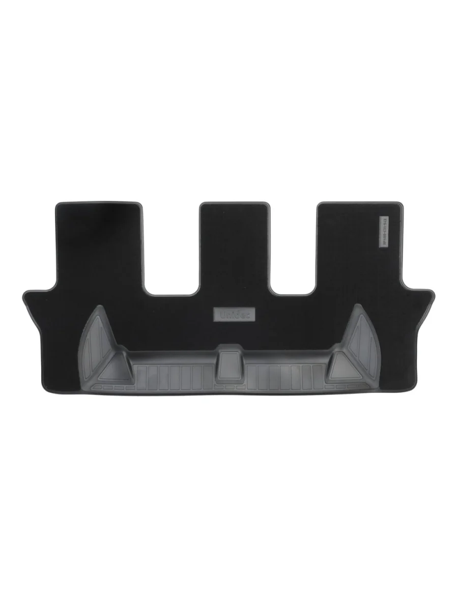 Коврики салонные комбинированные (3 ряд, 7 мест) Unidec Hyundai Santa Fe 5 MX5 (2022-2025) (черные)  в Самаре Самарской области