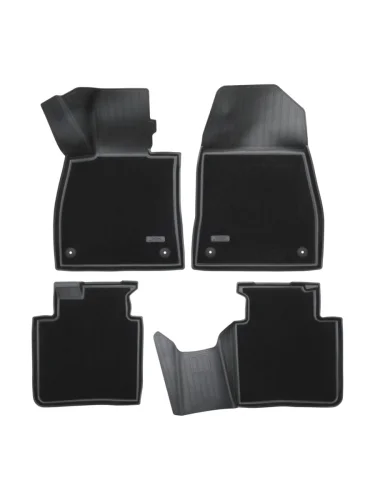 Коврики салонные комбинированные Unidec (черные) Hongqi H5 (2022-2025)