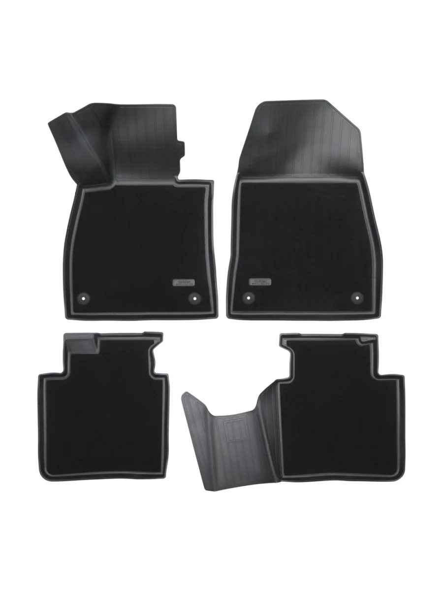 Коврики салонные комбинированные Unidec Hongqi H5 (2022-2025) (черные)  в Самаре Самарской области