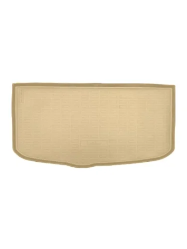 Коврик багажника (полиуретан) Norplast Unidec (бежевый) Hyundai i10  3 AC3,AI3 (2019-2025) хэтчбэк доресиайлинг, хэтчбэк рестайлинг