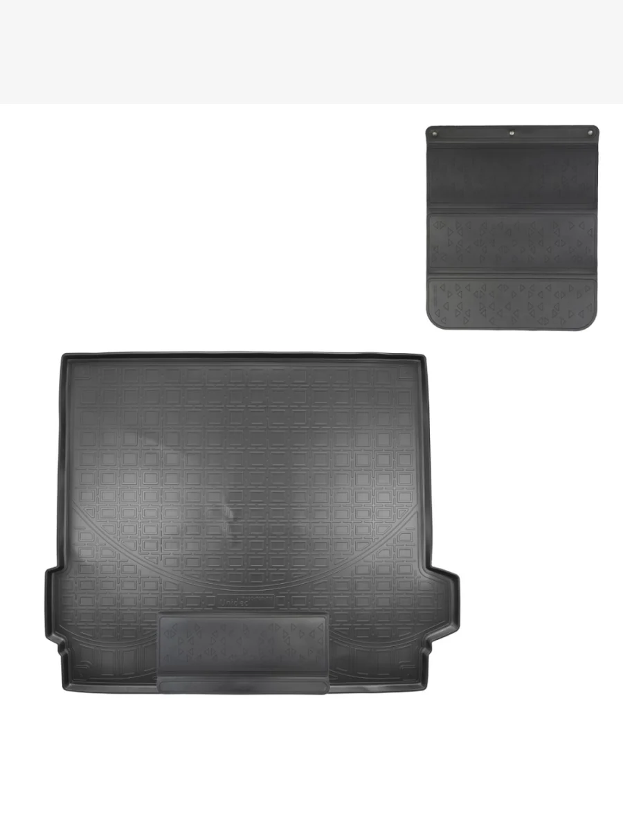 Коврик в багажное отделение с защитным фартуком Norplast Unidec BMW X5 G05 (2018-2022) (черный)  в Керчи Республика Крым