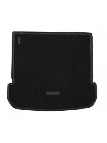 Коврик багажника комбинированный (полиуретан/текстиль, сложенный 3 ряд) Norplast Unidec (черный) Chery Tiggo 9 дорестайлинг (2023-2024)