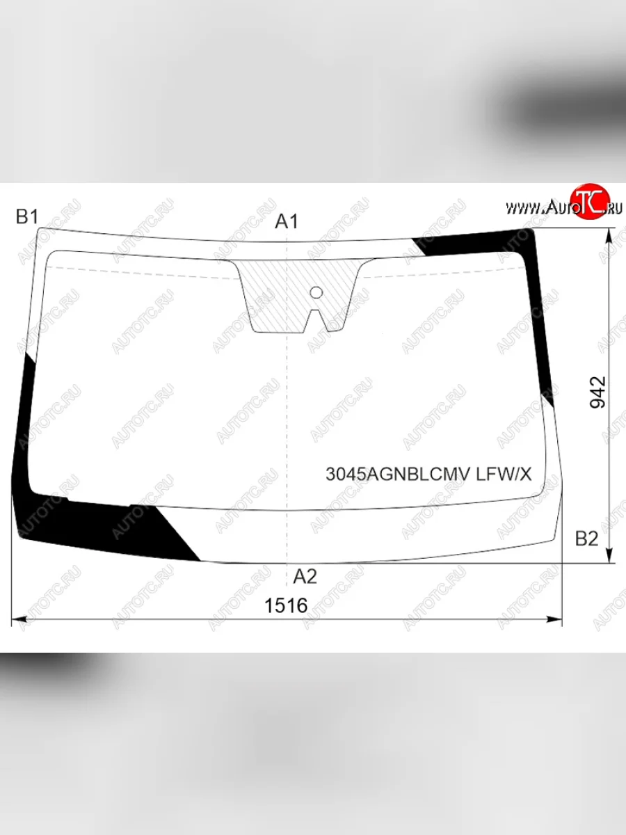 Стекло лобовое (камера, датчик дождя) XYG SSANGYONG Rexton Y400 дорестайлинг (2017-2020) (зеленое)  с доставкой в г. Керчь