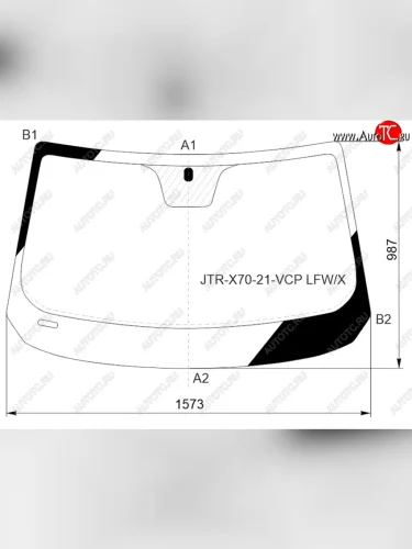 Стекло лобовое Jetour X70 Plus 20- XYG JTR-X70-21-VCP LFW/X