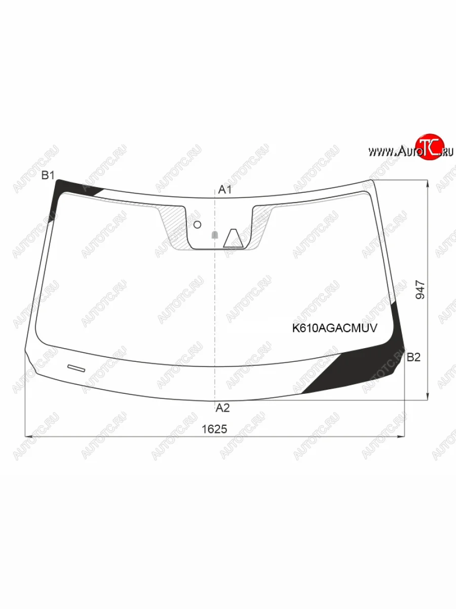 Стекло лобовое (камера, датчик дождя, проекция) (Coupe) FUYAO Hyundai Palisade LX2 (2018-2022) (зеленое)  в Керчи Республика Крым