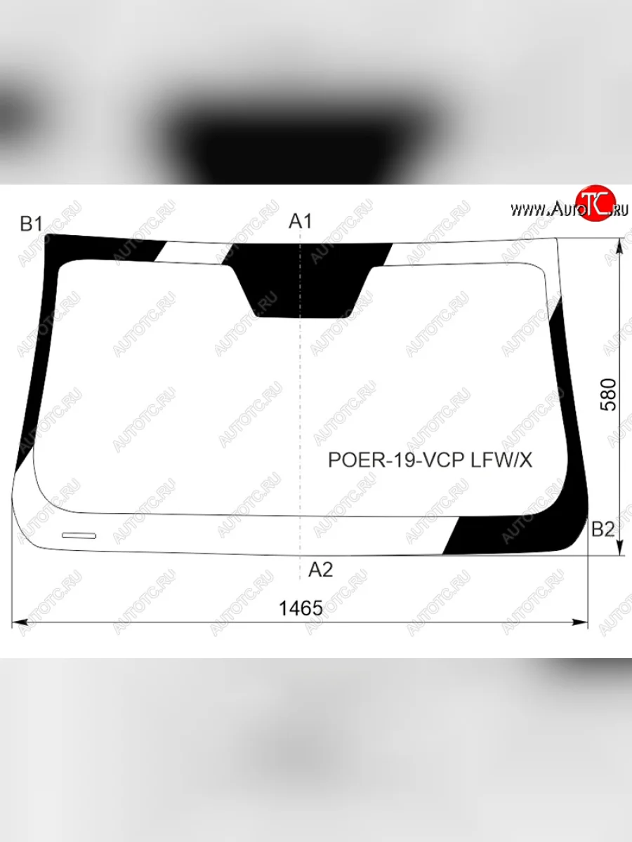 Стекло лобовое XYG Great Wall Poer (2021-2025) (зеленое)  в Воронеже Воронежской области