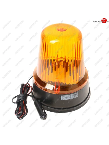 Маяк импульсный 12V на магните желтый САКУРА САКУРА и12-55м