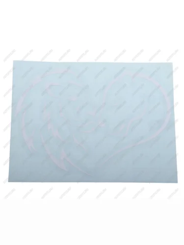 Наклейка виниловая вырезанная Львы 9х12см белая AUTOSTICKERS AUTOSTICKERS и-126