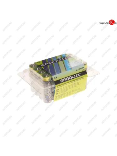 Батарейка AA LR6 1.5V блистер 24шт. (цена за 1шт.) Alkaline ERGOLUX ERGOLUX lr6 bp-24